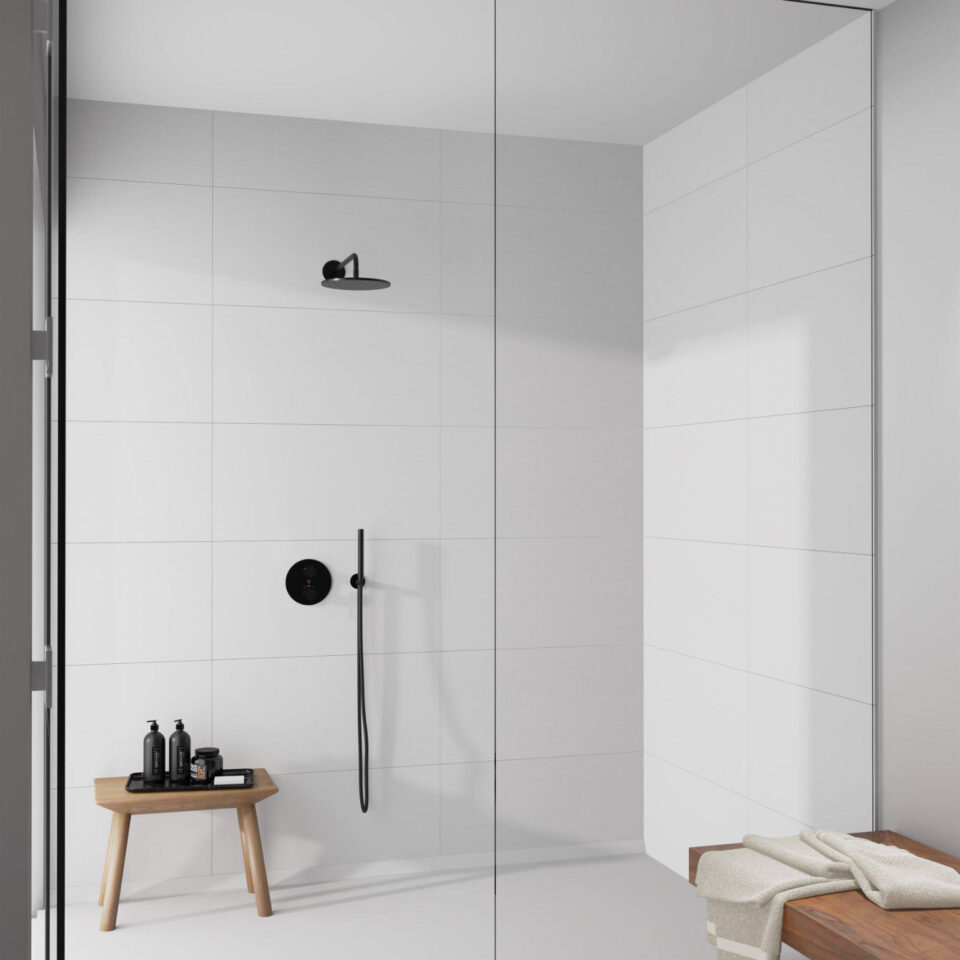 100 seeria Individual kahe väljundiga termostaat dušisegisti komplekt