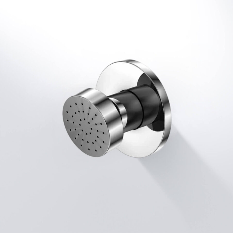 100 seeria keha dušš seinale, integreeritud veesisend 1/2